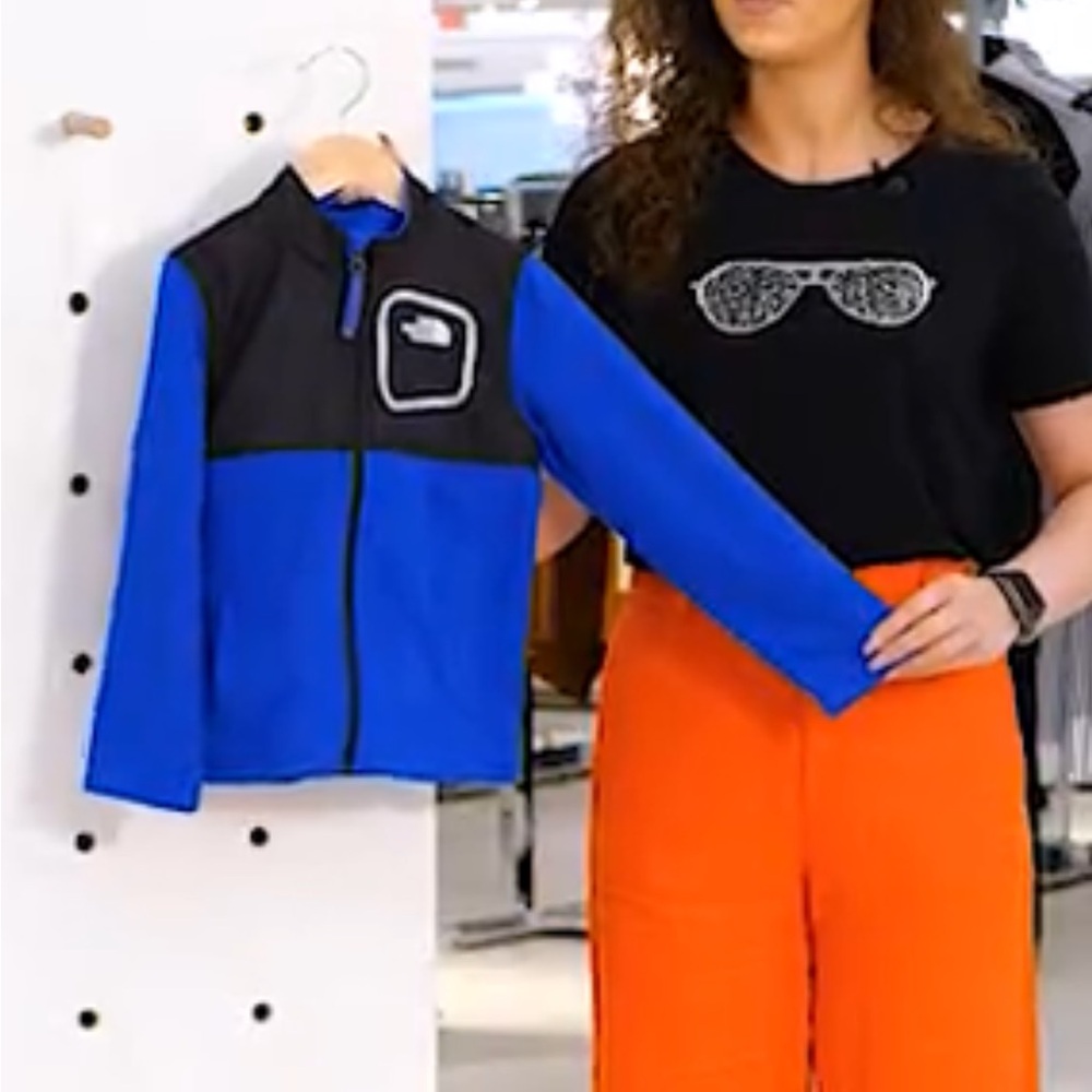 The North Face Royal Blue and Black Jacket